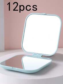 1/2/6/12 Pieces Magnifying Travel Mirror, Compact And Foldable, Pocket-Sized Handheld And Lightweight Design Suitable For Wallets, Ideal For Precision Makeup And Tweezers - Perfect For Handbags And Daily Use - Multicolor - View 15