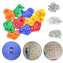 10 Climbing Stones Bolt On Climbing Frame Wall Holds Rocks Grips With Screw - VJO0054-2 - View 12