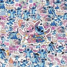 50PCS Disney Stitch Birthday Party Sticker Set, Waterproof PVC Vinyl Stickers, Suitable For DIY Stickers On Laptops, Water Bottles, Suitcases, Scrapbooks And Phone Cases - Multicolor - View 9