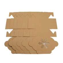 Christmas Gift Packaging Box Kraft Paper Window Box Santa Claus Christmas Tree Gift Packing Box Party Gift Box - Multicolor - View 4