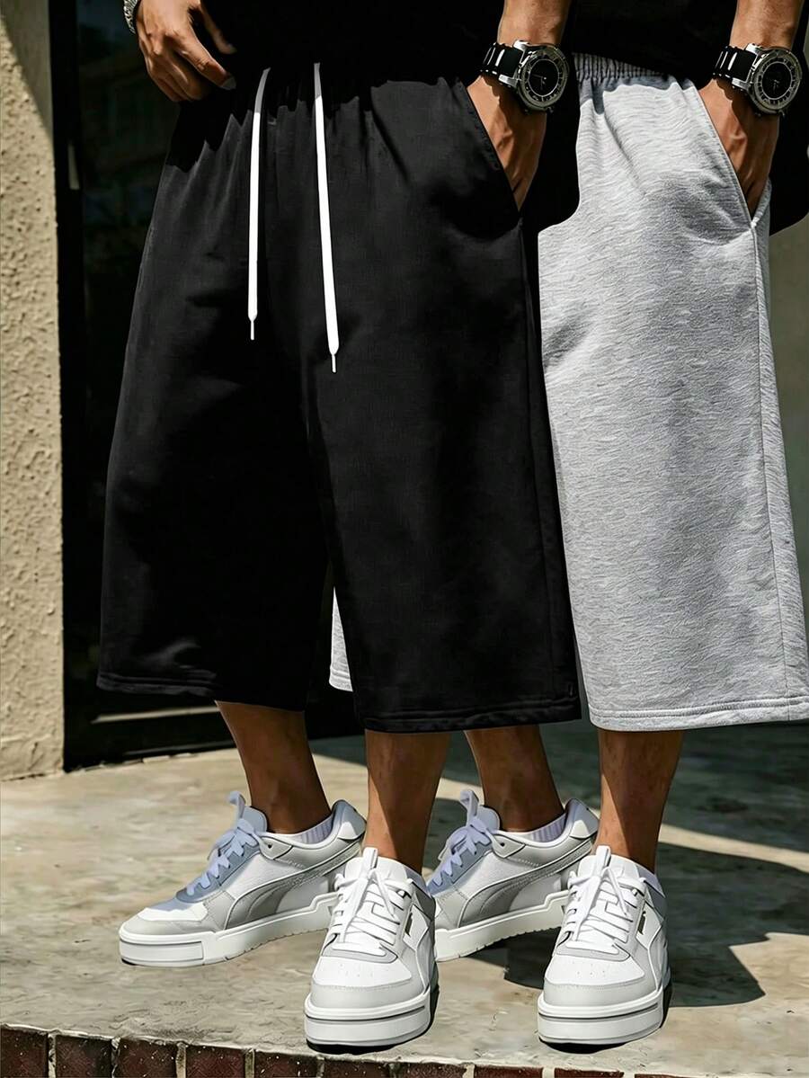 男士宽松休闲运动裤，适合运动、锻炼、跑步、健身