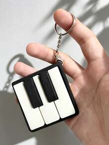 Piano-Shaped Stress-Relief Keychain.Bag Charm,Dfidget Designed Specifically.Press Keys Relieve Stress,Boost Focus.Birthdays,Parties,Holidays.Gifts - Multicolor - View 3