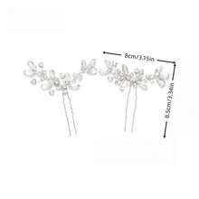 2Pcs Shiny Elegant Party Iron Hair Sticks Bridal Wedding Hair Accessories All Seasons - Color - View 8