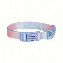Adjustable Soft Nylon Pet Collar For Small, Medium And Large Dogs - Fashionable Color Block, Stylish And - Multicolor - View 23