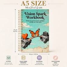 My Vision & Growth Journal For Goal Planning - Personal Growth Workbook For Life Balance, Weekly Reset And Procrastination Control, Journal - For Office Professionals And Busy Entrepreneurs - A5 - View 2