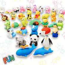 20 buah Penghapus Hewan Acak, Hewan Peliharaan Meja Lucu untuk Siswa dan Anak-anak, Penghapus Mini Puzzle 3D Keren Kemasan Massal, Perlengkapan Hadiah Kembali ke Sekolah yang Menyenangkan, Hadiah Penghargaan di Kelas - MultiWarna - View 4
