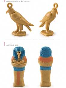 Children's Egyptian History Sculpture Model, Learn Egyptian Cultural Heritage, Suitable For Interactive Egyptian History Learning Between Parents And Children - Multicolor - View 9