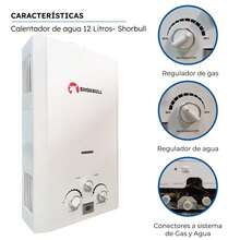 SHORBULL Instantaneous Water Heater 12 Liters White - US A Type Plug(110-127V) - View 5