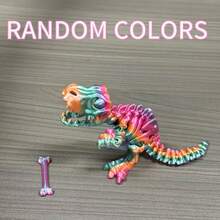 3D Printed Movable Cartoon Tyrannosaurus Rex Toy, Children's Stress Relief Decoration, Realistic Dinosaur Model Birthday Gift, Fidget Toy - Tyrannosaurus Rex - View 9