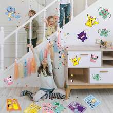 8pcs Cute Anime Pok é Mon DIY Face Changing Sticker Self-Adhesive Waterproof Vinyl Sticker Suitable For Laptops, Water Bottles, Suitcases, Party Decorations, Handmade Art Supplies, Customized Exclusive Cartoon Character Decoration - Multicolor - View 3