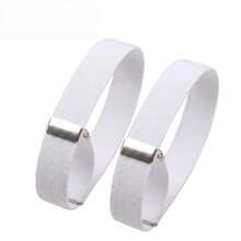 2 Pcs Elastic Adjustable Armbands Non-Slip Shirt Sleeve Holders Cuff Garters - Multicolor - View 6