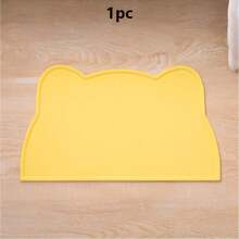 1pc Silicone Pet Food Mat, Dog Cat Bowl Pad, Non-Slip, Waterproof, Raised Edge To Prevent Spills, Easy To Clean In Dishwasher - Multicolor - View 12