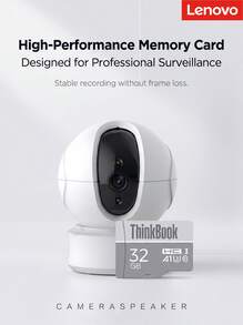 Lenovo TF106 Industrial-Grade Durable MicroSD Memory Card, 4K Ultra HD Recording, High-Speed Read/Write, Waterproof, Shockproof, Extreme Temperature Resistant, Suitable For Dash Cams/Security Surveillance/Drones - View 3