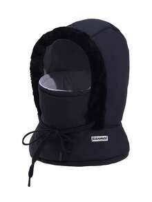 Musion 1/2/3pcs Fleece Lined Winter Balaclava, Windproof Drawstring Full Face Coverage Warm Snow Hat, Suitable For Skiing Outdoor Cold Weather, Warm Balaclava, Fleece Lined Drawstring Full Coverage Face Mask Hat, Suitable For Outdoor Travel Daily Use - Multicolor - View 16