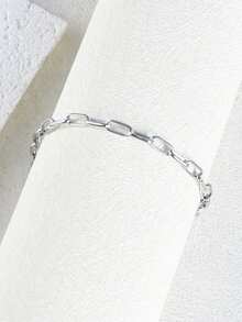Fashion Versatile Elegant Bracelet Set - Silver - View 9