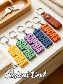 Personalized Birthday Party Favor Name Tag, Custom 3D Printed Gift Bag Name Tag,Party Favor Name Tag, Party Bag Name Tag,Favor Bag Name Tag - Multicolor - View 2