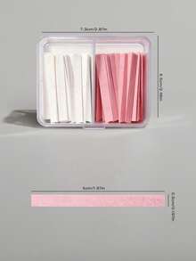 300pcs Eyelash Lift Pads, Pink & White Eyelash Lifting Rod Covers, Disposable Eyelash Tape, Eyelash Lifting Makeup Tools - Multicolor - View 6