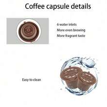 5 Buah Cangkir Kapsul Kopi yang Dapat Digunakan Kembali dengan Saringan Kopi, Termasuk Sikat dan Sendok, Saringan Stainless Steel 304, Badan Cangkir PP, Cocok untuk Rumah, Kantor, dan Berkemah di Luar Ruangan, Aksesori Kopi Penting - View 9