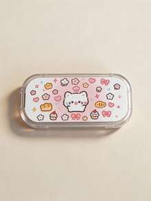 Cartoon Phone Desktop Stand Slouchy Vertical Phone Holder With Back Adhesive Foldable Phone Stand With Mirror 2-In-1 Cute Makeup Mirror Phone Support Stand For Girls Essential For Outings Portable For Touch-Ups Convenient To Carry Perfect Gift For Girls Phone Decoration Accessory Birthday Gift Party Favor - Multicolor - View 13