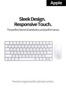 Apple Wireless Keyboard And Mouse Combo, Bluetooth Rechargeable Long Battery Life Keyboard + Multi-Touch Mouse, Comfortable Typing With Good Key Travel, Compatible With Mac/IPad/IPhone For Office, Gaming, And Portable Use - View 1