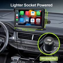 7" Touchscreen Carplay Portable Car Stereo Android Auto, Car Play Navigation, Voice Control, Remote Connection/AUX/FM, Car Radio Receiver, Loop Recording, Plug & Play, For Car Truck Van - Carplay - View 3