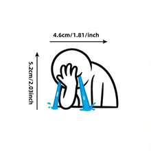 somoving 50 miếng dán sticker biểu tượng cảm xúc nhân vật đơn giản, chống nước và có thể tháo rời, họa tiết độc đáo, phù hợp cho laptop, bình nước, điện thoại di động, ví, sổ dán ảnh, cản xe, ván trượt, xe máy, vali, v.v. - Nhiều màu - Xem 11