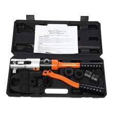 Virellio CW‑1632 Hydraulic Pipe Crimping Tool, 10T Crimping Tool Set With TH16‑TH32 Press Jaws For Aluminum‑Plastic And PEX Pipes - turuncu - Görünüm 10