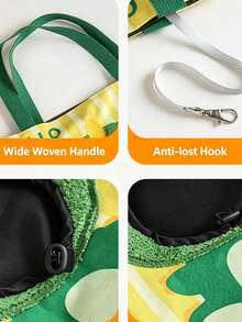 1pc Cute Breathable Pet Shoulder Bag, Pets Can Freely Peek Out. Spacious Interior, Secure Buckle Design, Perfect For Outdoor Walks And Short Trips, Multiple Cute Cartoon Styles Available. - Multicolor - View 8