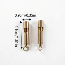 2pcs Whistle Keychain, Survival Whistle, Outdoor Camping Training Whistle, Keychain Pendant Whistle - A - View 7