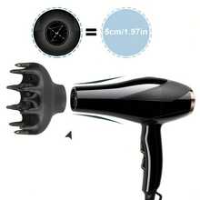 1pc Hair Dryer Diffuser, Suitable For Curly Hair Drying And Styling, Universal Hair Dryer Interface, 4.3-4.6cm Hair Dryer Interface Curly Hair Dryer - Multicolor - View 1