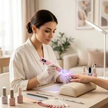 1PC Portable Nail Lamp Handheld Nail Drying Machine With LED Screen, Pen-Style Design, Suitable For Gel Nail Polish Manicure Stickers, Professional Hand And Foot Care Tools Nail Art Equipment. - 8807 - View 2