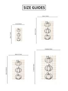 1pc Frameless Neutral Fall Modern Pumpkin Thanksgiving Cozy Wall Art Canvas Poster For Living Room Bedroom Dorm Gift - Frameless - View 10