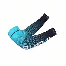1 par armskydd i is-silke med solskydd, unisex extra långa armcovers med UV-skydd för sommaren, lätta och andningsbara, svettfria, lämpliga för bilkörning, utomhusaktiviteter och basket - Armvärmare i is-silke - Visa 12