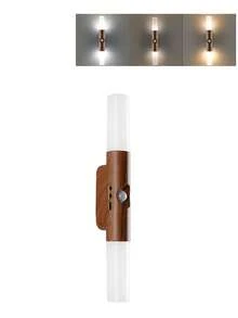 1pc Dual-Head LED Motion Sensor Wall Light, USB Rechargeable Magnetic Decorative Light, Adjustable Up/Down Light Output, 360° Rotating Magnetic Corner Light, Suitable For Staircase, Entryway, Hallway, Bedroom, Bedside, Wardrobe, Closet, Living Room Home Decor - Multicolor - View 7