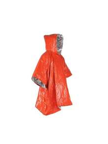 1pc Emergency Heat Reflective Rain Poncho, Outdoor Hiking Gear - Multicolor - View 13
