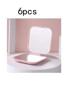 1/2/6/12 Pieces Magnifying Travel Mirror, Compact And Foldable, Pocket-Sized Handheld And Lightweight Design Suitable For Wallets, Ideal For Precision Makeup And Tweezers - Perfect For Handbags And Daily Use - Multicolor - View 16