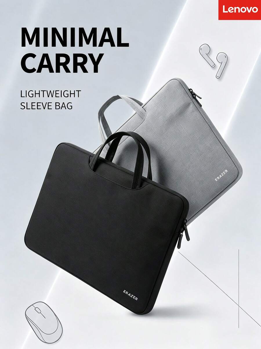 Lenovo LT14 Laptop Sleeve Bag, Slim Lightweight Water-Resistant, Shockproof Wear-Resistant Computer Bag, Business Office Travel Inner Sleeve - View 1