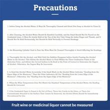 Alcohol Concentration Tester 0%-ABV Alcohol Meter 3 Ranges 0-40 40-70 70- Dedicated Hydrometer Home Use TGXU - A - View 9