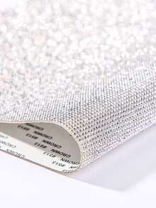 1pc Glitter Crystal Gem Rhinestone Sticker DIY Self-Adhesive Glitter Car Phone Craft Decorative Sticker 7.8 X 9.4 Inch - Multicolor - View 10