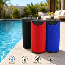 Rechargeable Bluetooth Cylinder Speaker TG113 Random Color - View 2