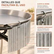 Cobertor para fogueiras - Cinza - Ver 3