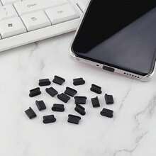 30pcs New Silicone Dust Plugs, Compatible With Various Electronic Devices Type-C Charging Port USB C Protective Covers, Provide Dust Protection And Prevent Debris, With Durable Protective Case - One Size Fits All - View 1