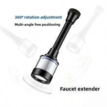 This Faucet Universal Extender Supports 360-Degree Free Rotation And Adjustment, Allowing For Multi-Angle Positioning And Easy Change Of Water Flow Direction. It Is Compatible With Various Interface Specifications And Can Be Quickly Installed Without Additional Tools. The Transparent Visible Shell Design Allows For A Clear View Of The Internal Structure, Making It Convenient For Daily Observation And Maintenance. - Multicolor - View 1