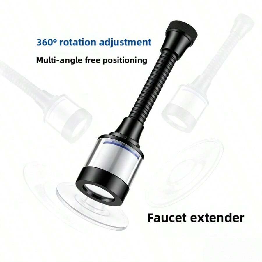 This Faucet Universal Extender Supports 360-Degree Free Rotation And Adjustment, Allowing For Multi-Angle Positioning And Easy Change Of Water Flow Direction. It Is Compatible With Various Interface Specifications And Can Be Quickly Installed Without Additional Tools. The Transparent Visible Shell Design Allows For A Clear View Of The Internal Structure, Making It Convenient For Daily Observation And Maintenance. - Multicolor - View 1
