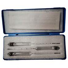 Alcohol Concentration Tester 0%-ABV Alcohol Meter 3 Ranges 0-40 40-70 70- Dedicated Hydrometer Home Use TGXU - A - View 1