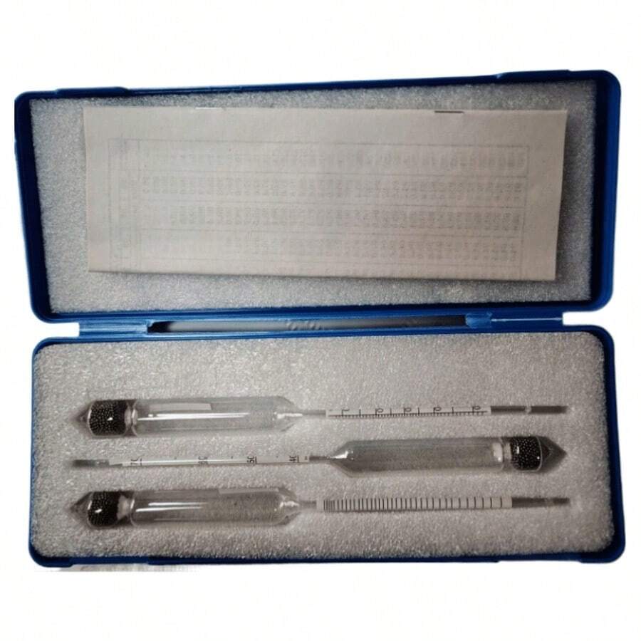 Alcohol Concentration Tester 0%-ABV Alcohol Meter 3 Ranges 0-40 40-70 70- Dedicated Hydrometer Home Use TGXU - A - View 1