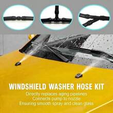 TRTY Universal Car Windshield Washer Spray Nozzle Kit, Car Wiper Spray Head Replacement Parts, DIY Connector Accessories, Single-Hole Adjustable Fan-Shaped Kit, Universal For Small Cars, Trucks, Off-Road Vehicles, RVs - Universal Single Nozzle Kit - View 12