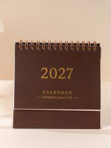 1 bộ lịch để bàn mini 2027, lịch để bàn nhỏ làm quà tặng sỉ, phù hợp cho gia đình, tiệc tùng, quà Giáng Sinh, quà tặng đồng nghiệp, quà tựu trường - phong cách khác nhau - Xem 12