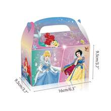 12/24pcs Theme Birthday Party Gift Boxes, Anime Girl Theme Candy Boxes, Cute Character Portable Handle Gift Boxes, Anime Theme Birthday Party Decoration, Theme Snack Candy Boxes, Suitable For Game Night, Birthday Party And Teen Gifts - Multicolor - View 4