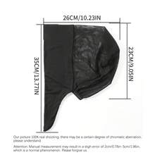 1pc Tie Back Mesh Net Inner Under Cap Modal Soft Stretch Jersey Cap Undercap For Dres - Solid Color - View 5